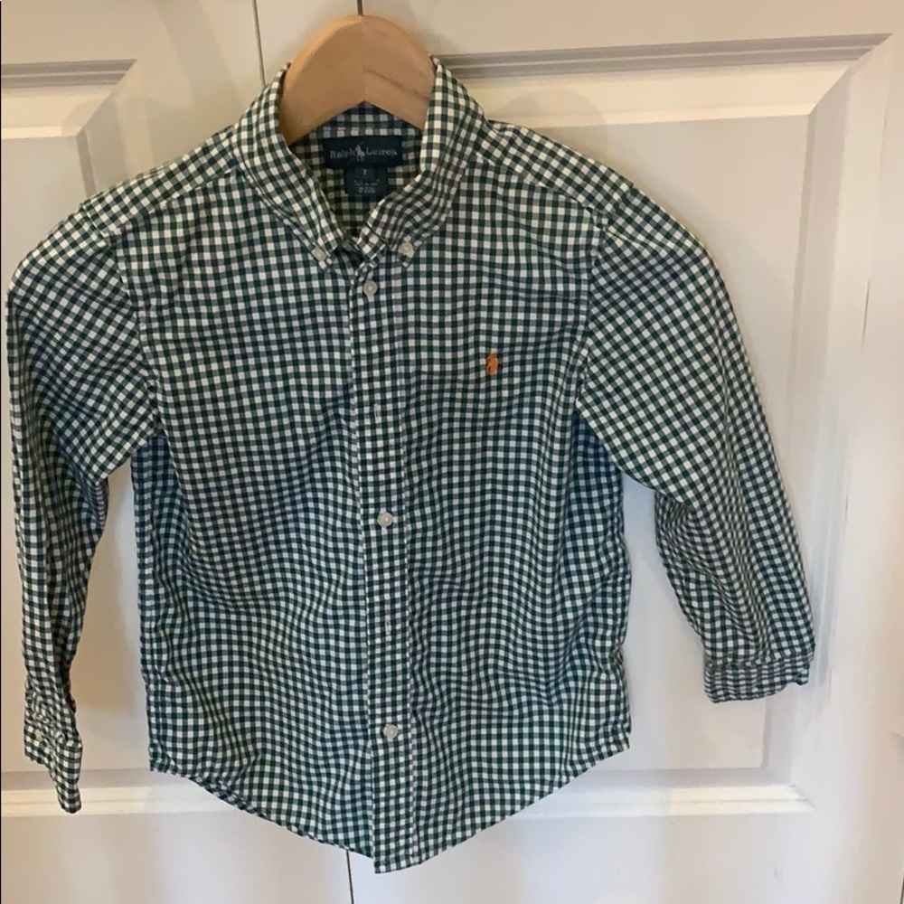 Ralph Lauren Polo checked youth button down - Picture 1 of 1